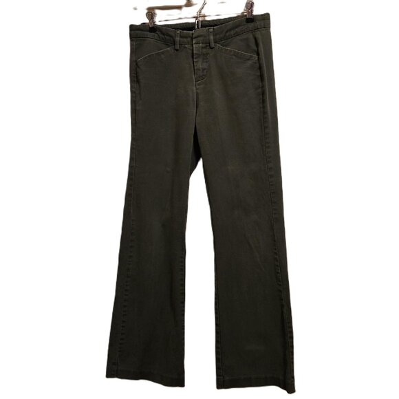 Lee One True Fit Low-Rise Chino Jeans, Women's 3/4M, Dark Olive, Good Condition - Picture 1 of 3